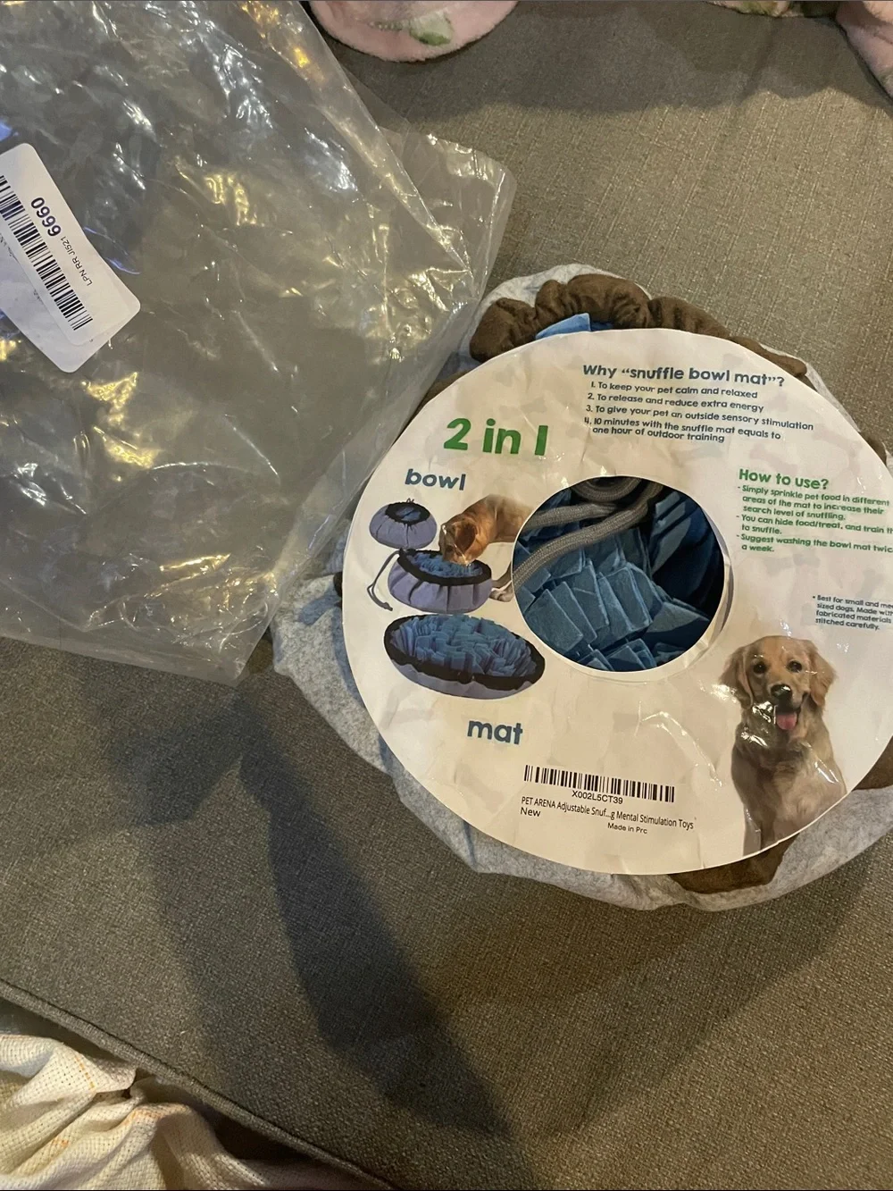 Pet Arena Snuffle Bowl Mat